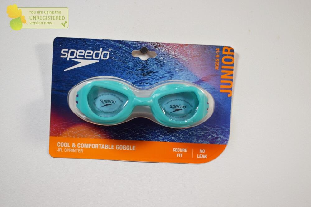 Speedo Junior Sprinter Swim Goggles Arctic Glass Ages 6-14